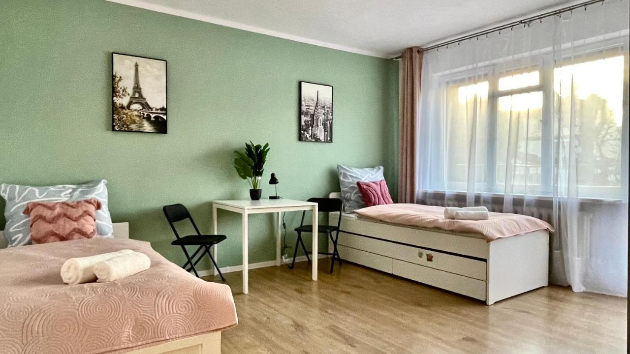 Beautiful Rooms In Szczecin - Parking Gratis Eksteriør bilde